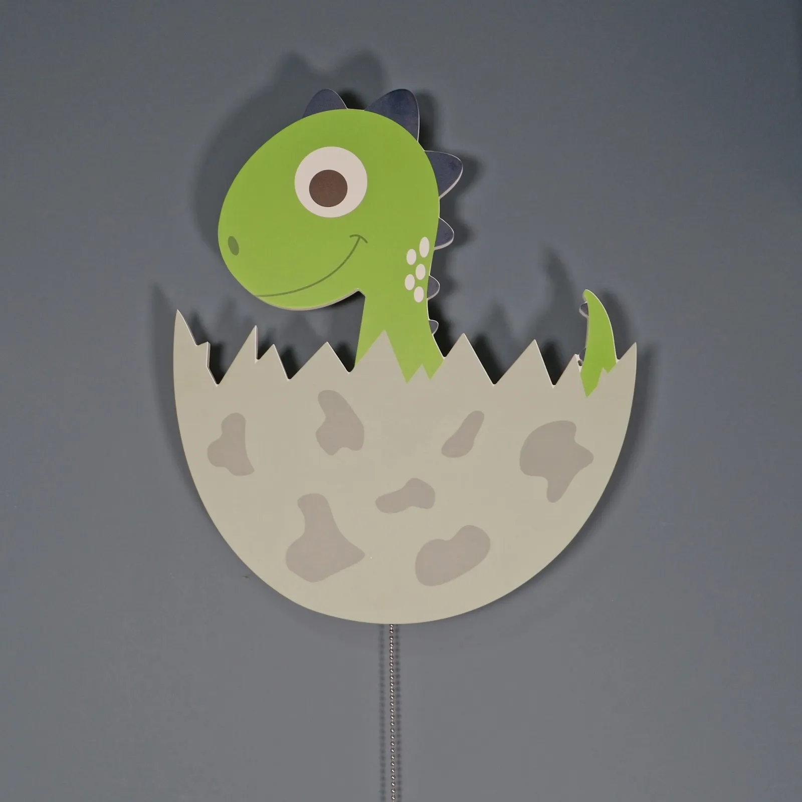 Personalised Hatching Dinosaur Wall Lamp