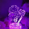 Personalised sports dirt bike speed gauge acrylic led custom night light