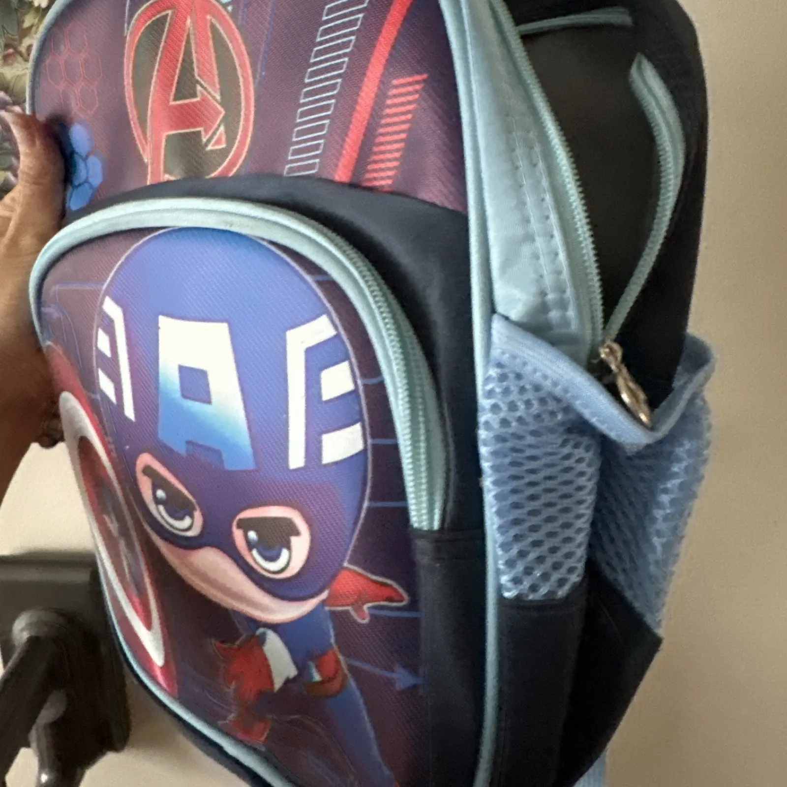 Captain America School Bag