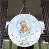 Personalised Teddy Bear wooden sign