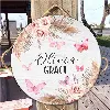 Personalised Wooden sign Flowers