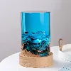 Wood resin shark night light