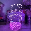 Personalised Teddy Bear love heart LED Night Light