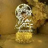 Personalised soccer ball led night light