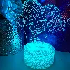 1 thumbnail Personalised-3d-love-heart-and-rose-acrylic-led-custom-night-light