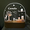 Personalised cute animal led night light