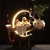 Maitreya buddha incense burner usb lamp bedroom