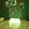 Personalised Cartoon Lion Cub Acrylic Led Custom Night Light