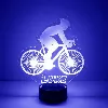 Personalised bicycle custom led night light