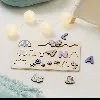 1 thumbnail Personalised-puzzle-with-butterflies-and-flowers-and-custom-name