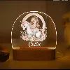 Personalised Unicorn and Cute girl acrylic led custom night light