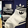 4 thumbnail White-adidas-ankle-socks-pack-of-5-low-cut-sports-socks-for-men-and-women-size-36-44