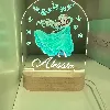 Personalised cartoon princess acrylic led custom night light