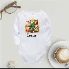 Personalised cute farm animals baby onesie