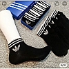 Adidas sock 5 pairs with box black colour