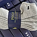 Ralph lauren polo 6 pairs unisex ankle socks uk6-12 new