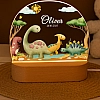 Personalized dinosaur night light