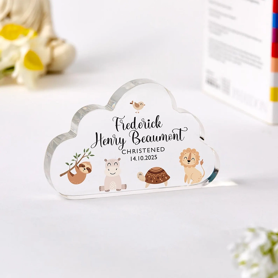 Personalised Cute Animal Plaque