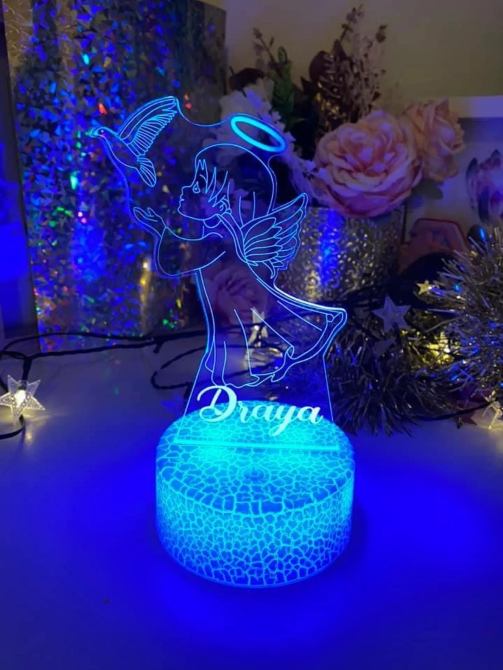 Personalised Little Angel Led Night Light