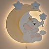 Cute elephant wall lamp bedroom decor nursery room