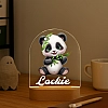 Personalised cute panda night light