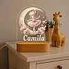Personalised ballerina girl and moon