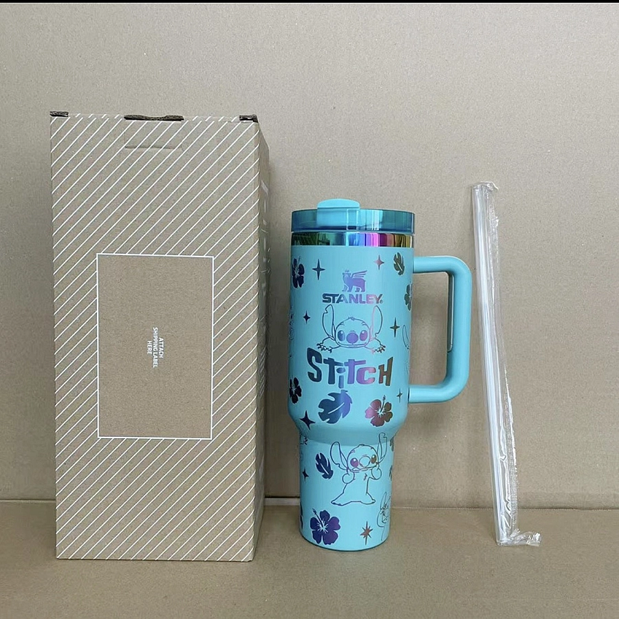 Stanley Tumbler Stich 40oz Aqua