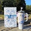 Blue rose flower stanley 40oz gift box