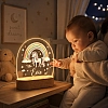 1 thumbnail Custom-unicorn-nursery-night-light-rainbow-stars