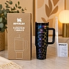 Coach stanley tumbler 40oz black hologram
