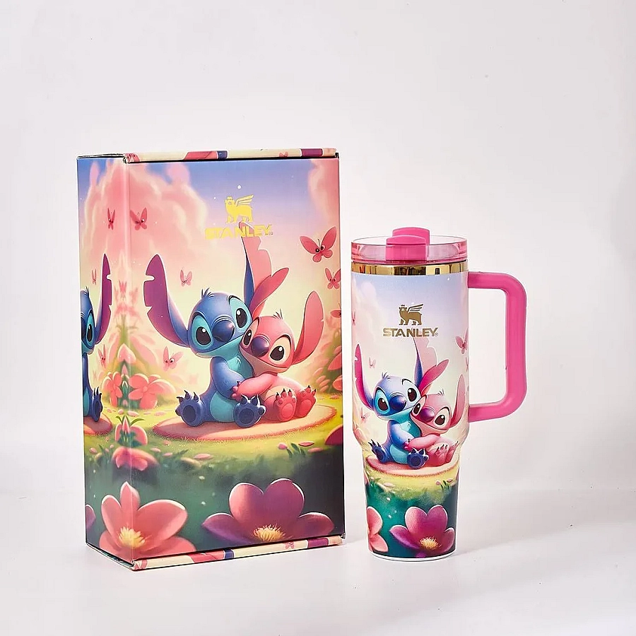 Stitch Pink Tumbler 40oz Stanley