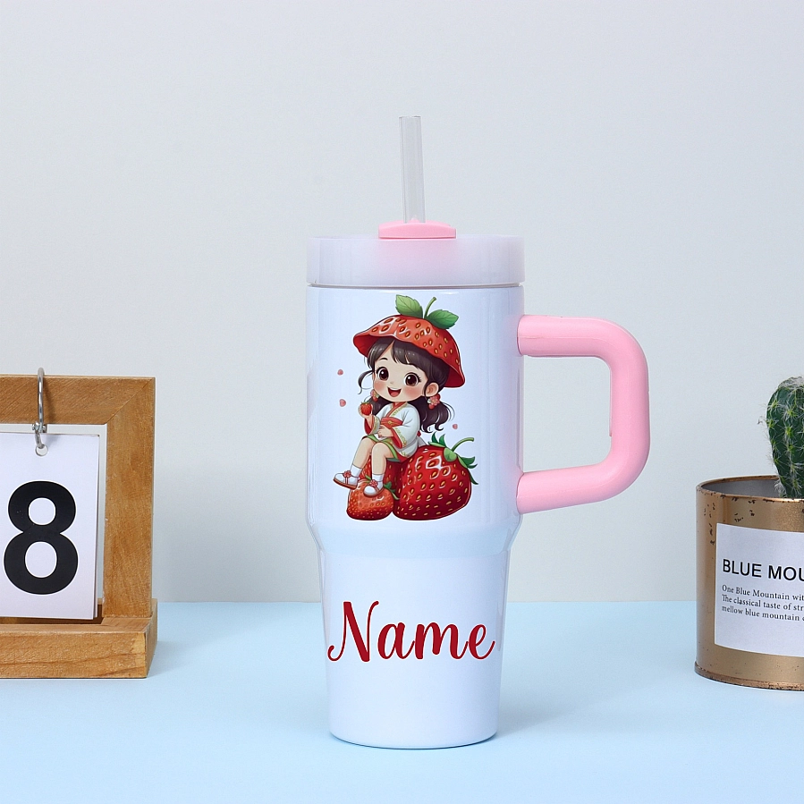 14 Oz With Handle Customized Name Cup Tumbler Custom Design Water Bottle Customize